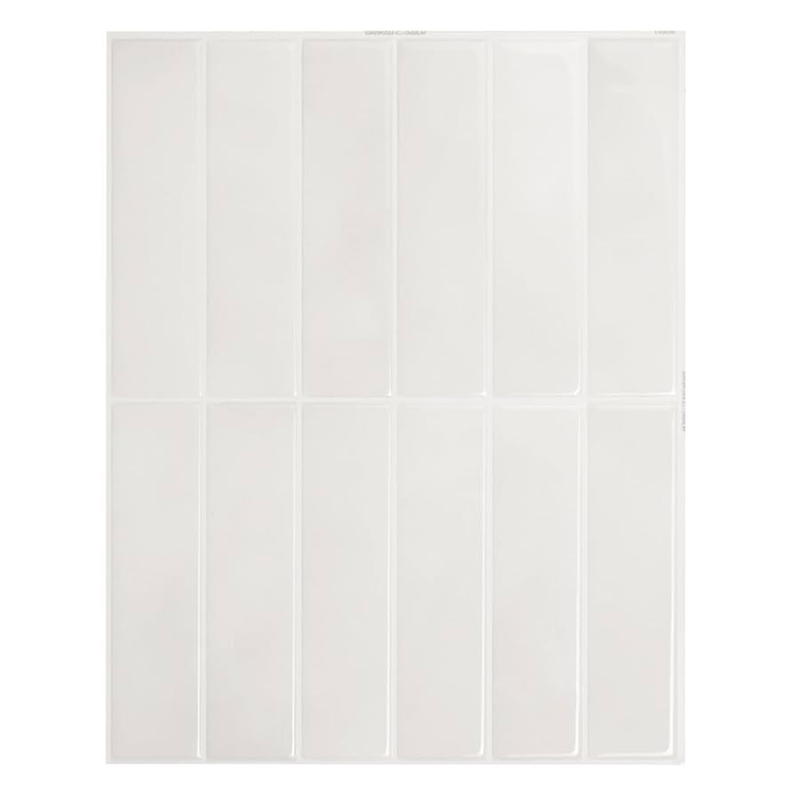 Smart Tiles Peel and Stick Backsplash - 5 Sheets of 11.43" x 9" - 3D Adhesive Peel and Stick Tile... | Amazon (US)