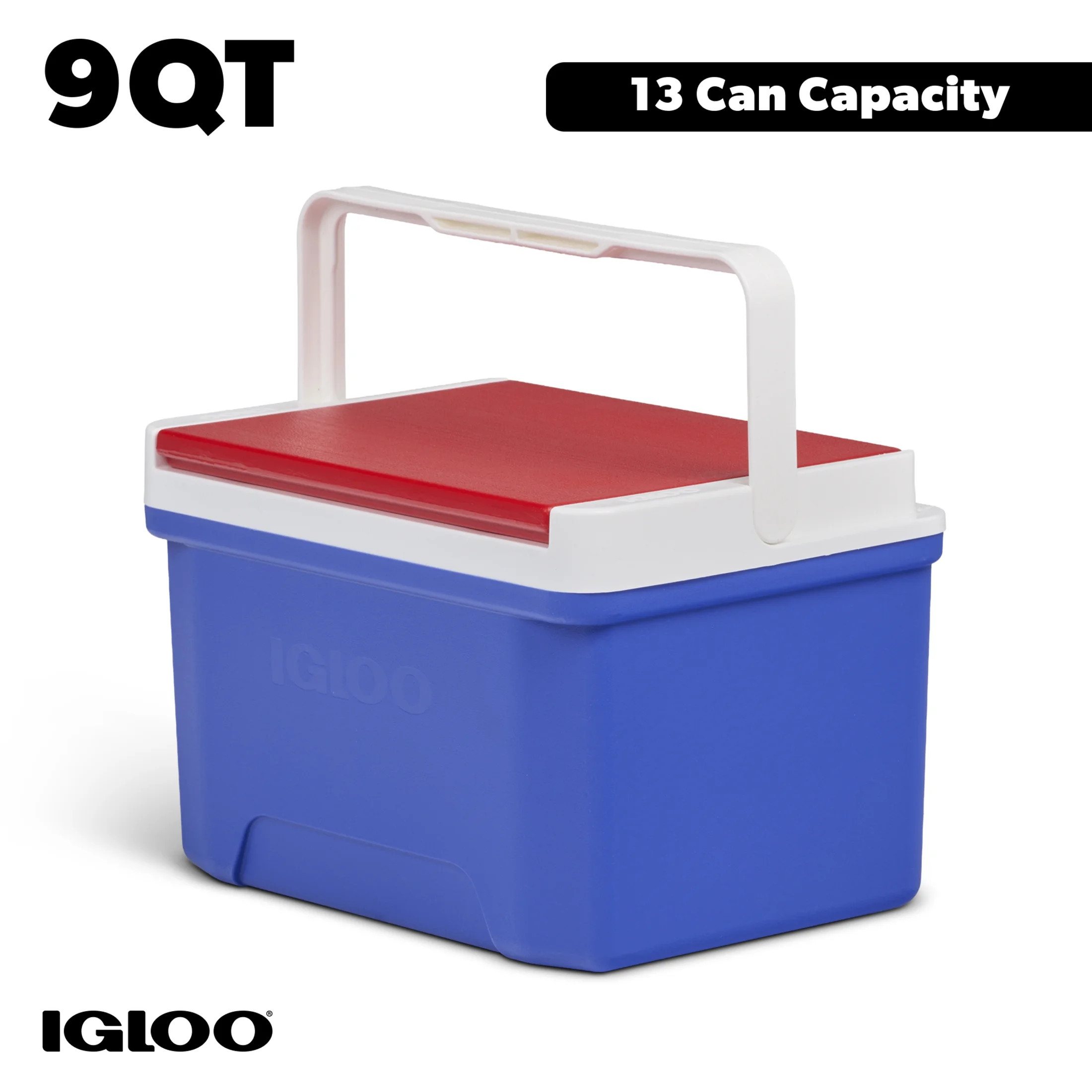 Igloo 9 QT Laguna Ice Chest Cooler, Blue Red and White | Walmart (US)