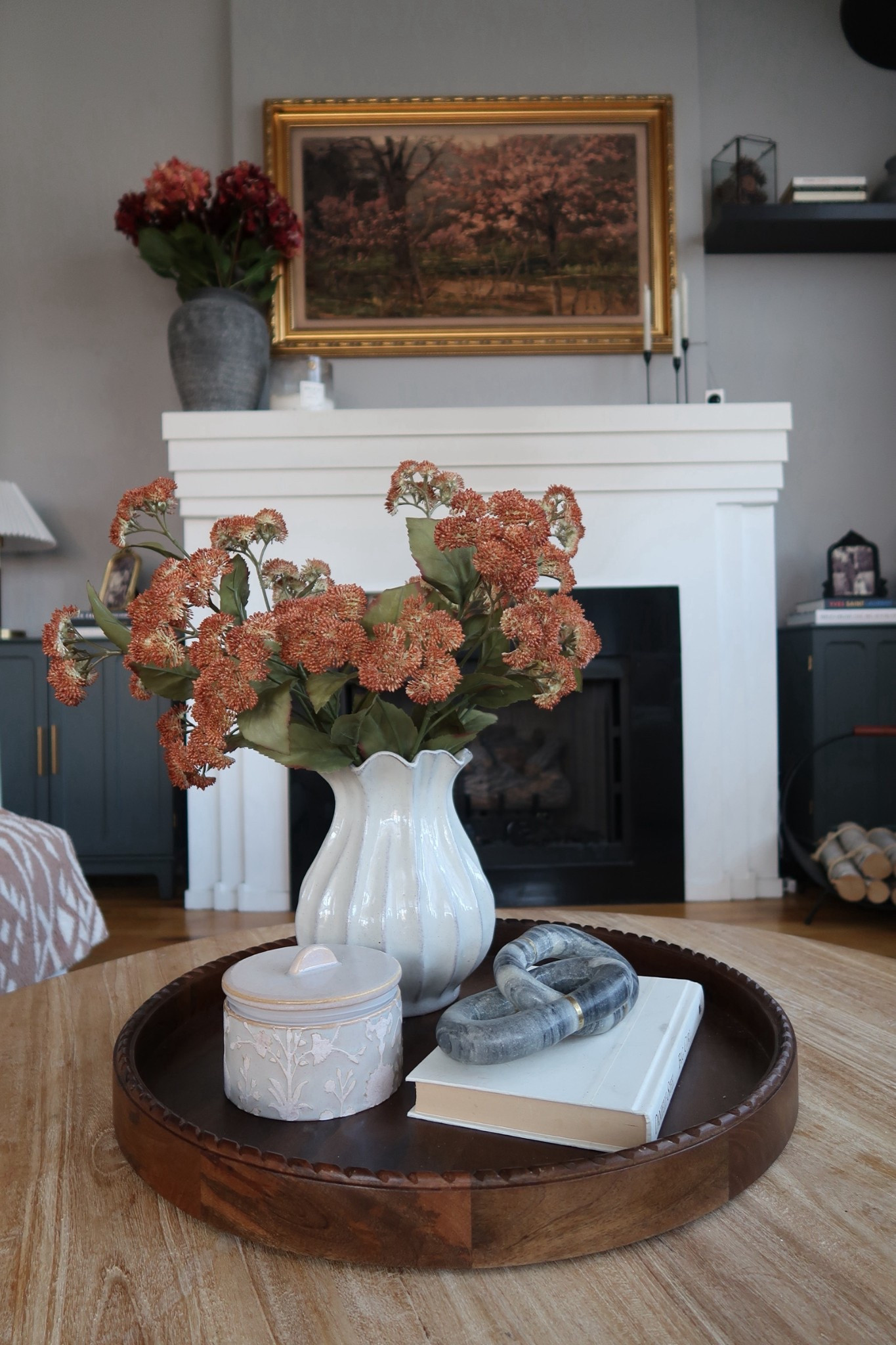 Coffee table fall decor 

#LTKHome