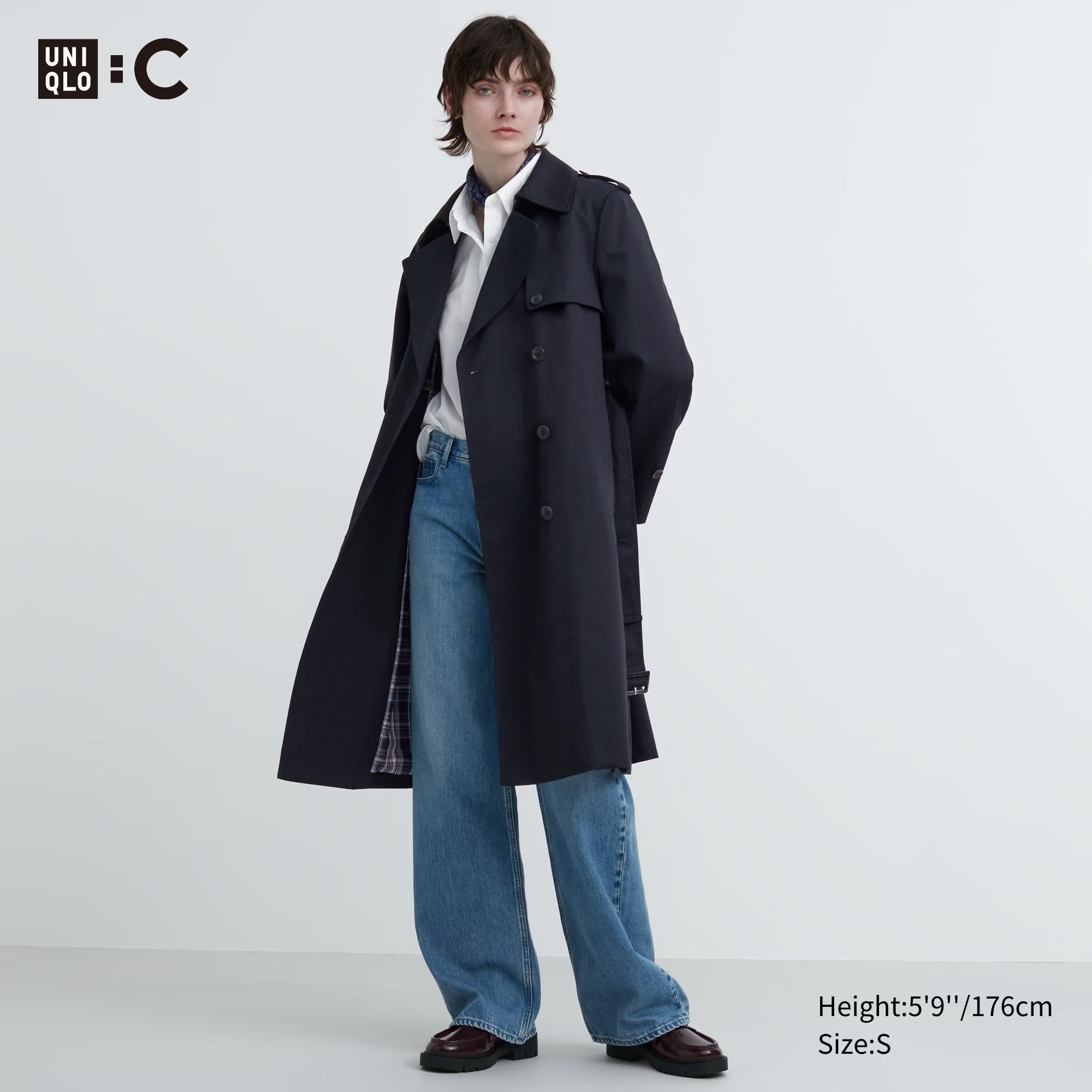 A classic trench coat in cotton twill. The checked liner adds a subtle accent. | UNIQLO (US)