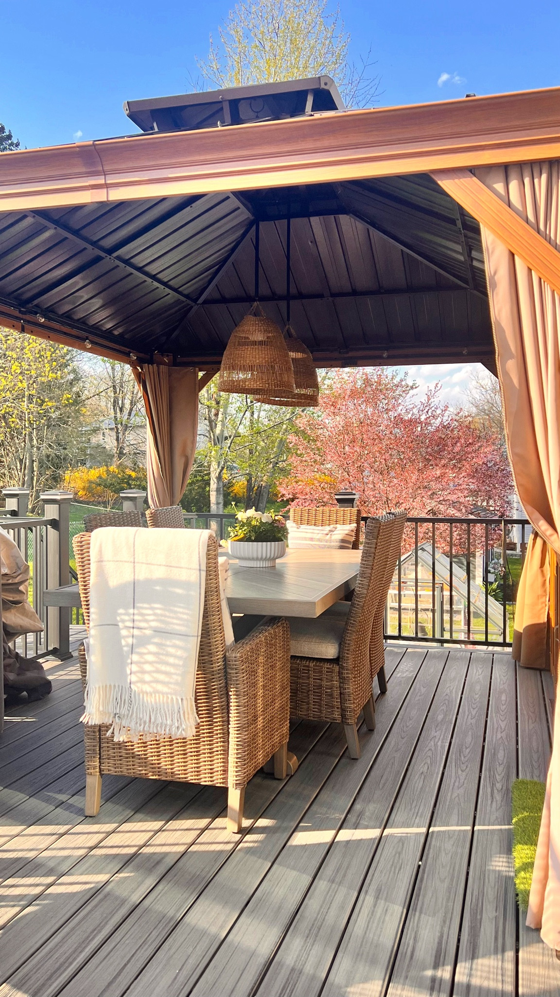 Best gazebo ever! After many years waisted in so many others. This one still in good shape and is very strong and durable. We have winter storms, rain and a lot sun heat. And looks like new! 


#LTKstyletip #LTKhome #LTKSeasonal