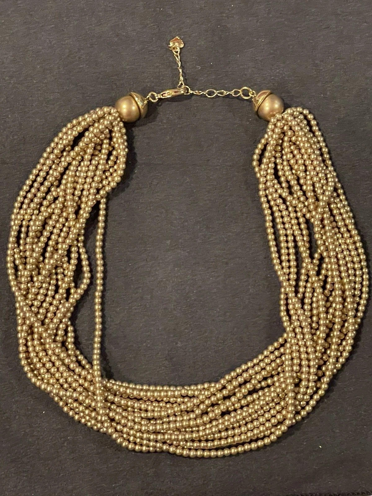Vintage Carolee Signed 12 Strand Foux Pearl Necklace in Bag | eBay | eBay US