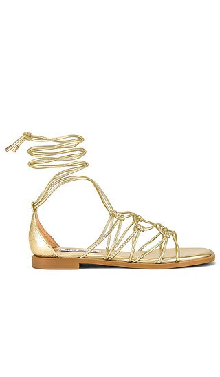 Ainsley Sandal in Gold | Revolve Clothing (Global)