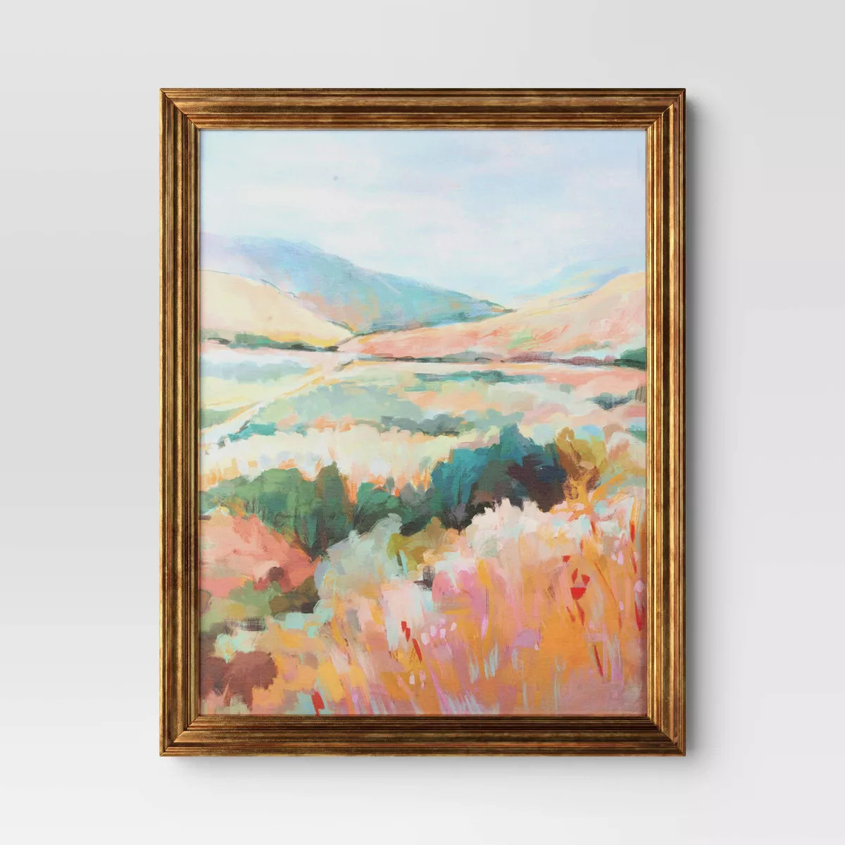 24"x30" Colorful Landscape Canvas Board Framed Art - Threshold™ | Target