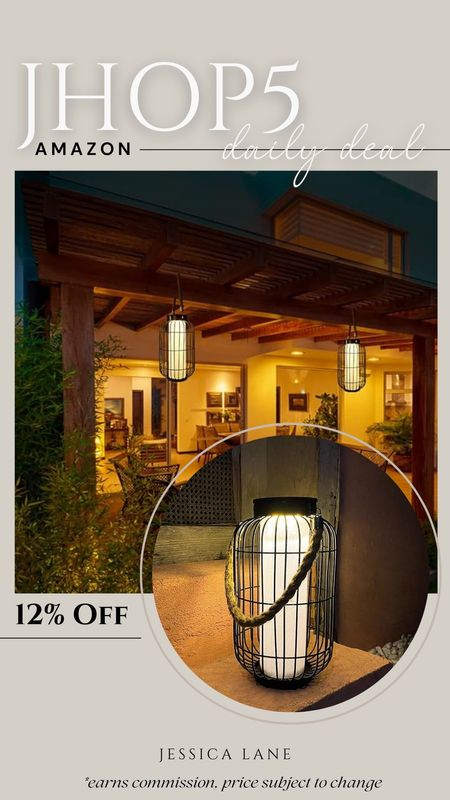 Amazon daily deal, save 12% on this large outdoor lantern. Patio decor, deck decor, patio lighting, outdoor lantern, Amazon outdoor lighting, Amazon deal, Amazon patio

#LTKsalealert #LTKhome #LTKSeasonal