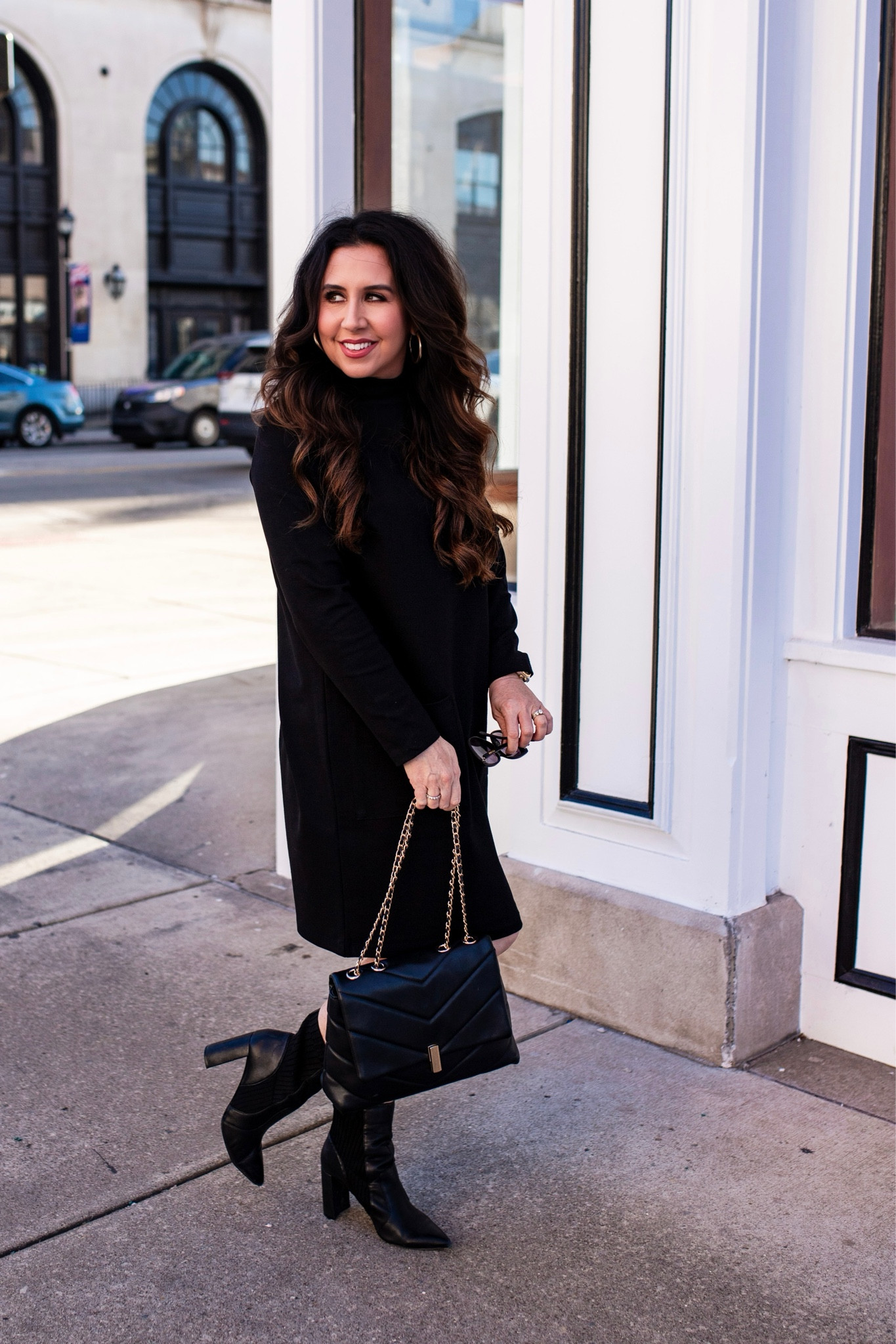 Black mock neck dress by Clara Sunwoo. Linking Similar below from Amazon.

#LTKover40 #LTKworkwear