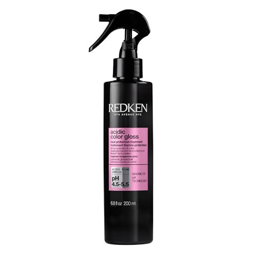 Redken Acidic Color Gloss Heat Protection Leave-In Treatment Spray For Color-Treated Hair | With Heat Protection for Styling and Blow Drying | Conditions and Adds Shine | Amazon (US)