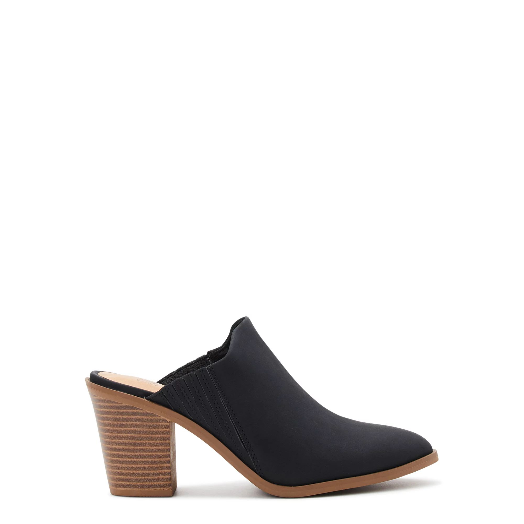 Time and Tru Women's Block Heel Mules | Walmart (US)