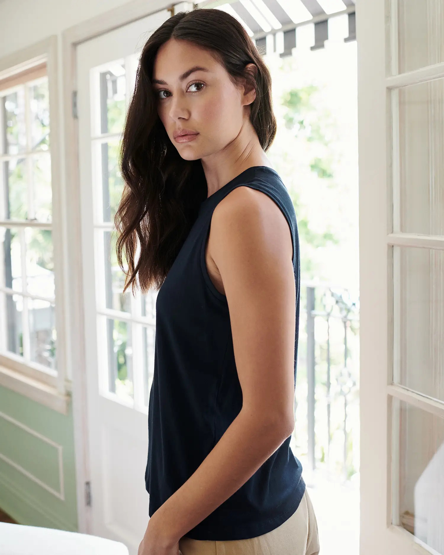 Cotton Modal Muscle Tank | Quince