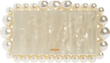 Cult Gaia Eos Beaded Acrylic Box Clutch | Nordstrom | Nordstrom