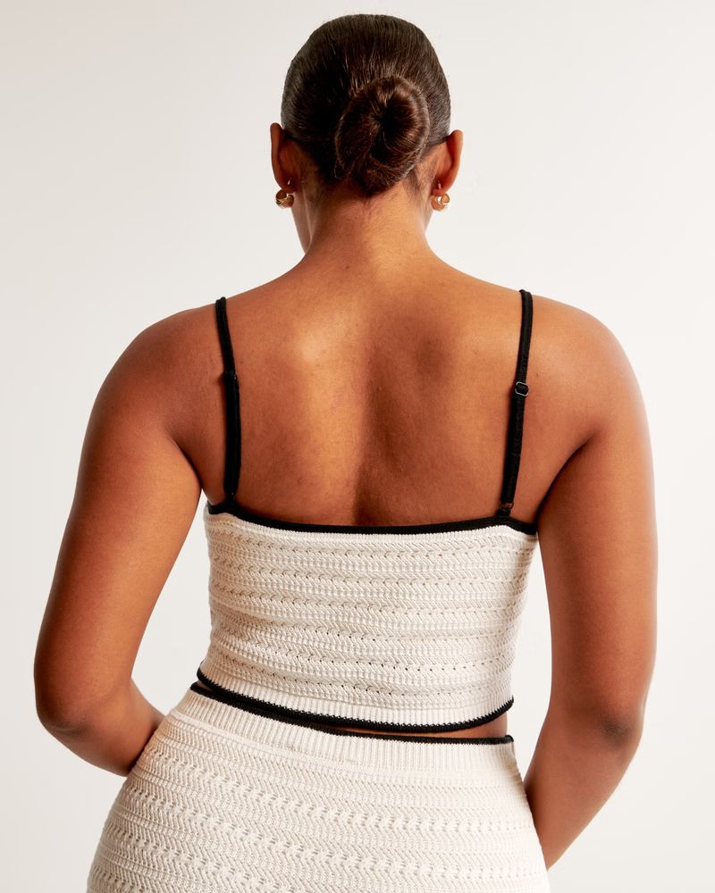 Women's Crochet-Style Bra Top | Women's Matching Sets | Abercrombie.com | Abercrombie & Fitch (US)