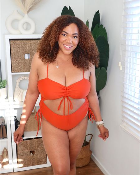 Love that a Monokini gives a two piece look with the coverage of a one piece! Size xl! 

#LTKunder50 #LTKcurves #LTKswim