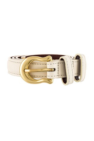 Sancia Adela Belt in Ecru & Cognac from Revolve.com | Revolve Clothing (Global)