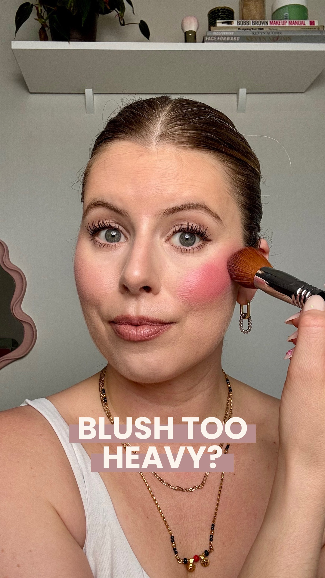 Going too heavy with blush is sooooo easy to do.

Sometimes it's the brush we are using and not the blush itself. 

The BK Beauty N20 Brush is amazing for lightly applying powder or highlighter!