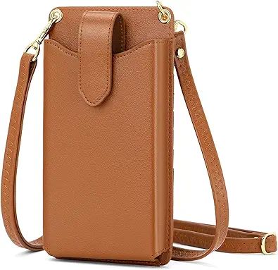 Peacocktion Small Crossbody Cell Phone Purse for Women, Lightweight Mini Shoulder Bag Wallet with... | Amazon (US)