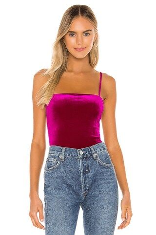 Lovers and Friends Agnes Bodysuit in Magenta from Revolve.com | Revolve Clothing (Global)