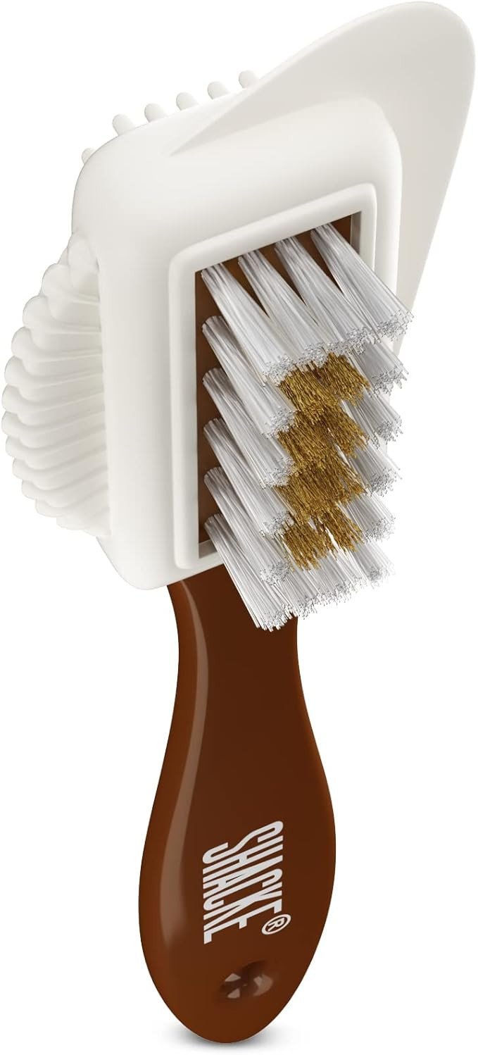 Shacke Suede & Nubuck 4-Way Leather Brush Cleaner | Amazon (US)