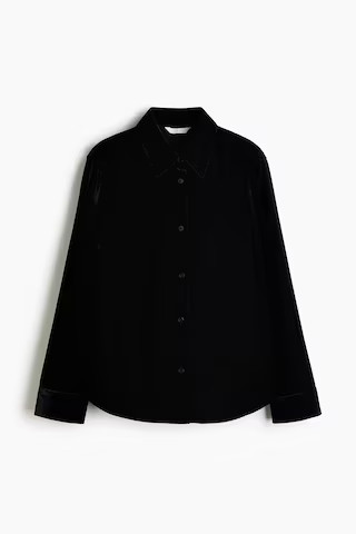 Velvet Shirt | H&M (US + CA)