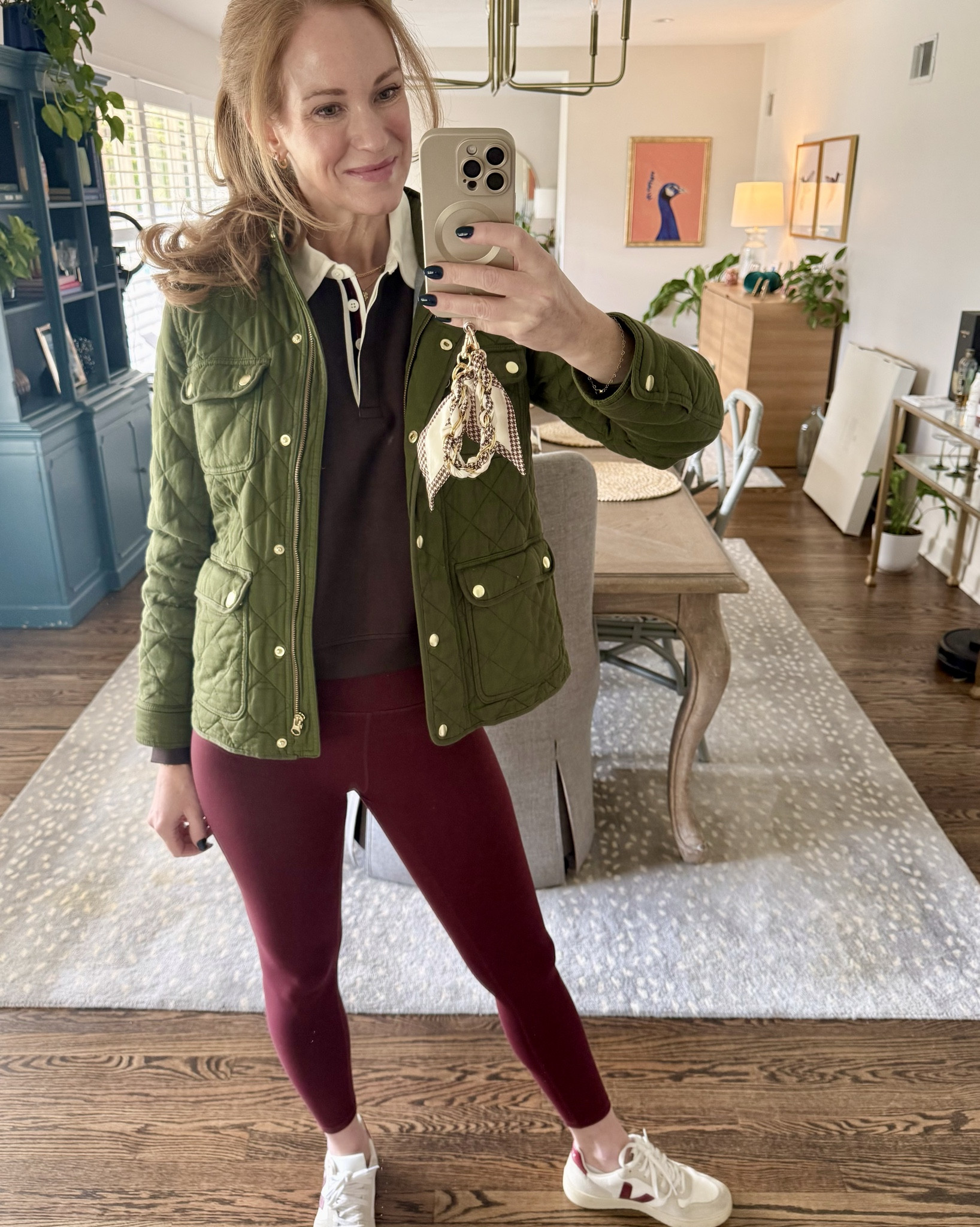 The outfit that screams comfy fall! Merlot leggings, brown rugby scuba, and barn coat…perfect layers! 

#LTKFindsUnder100 #LTKSeasonal #LTKOver40