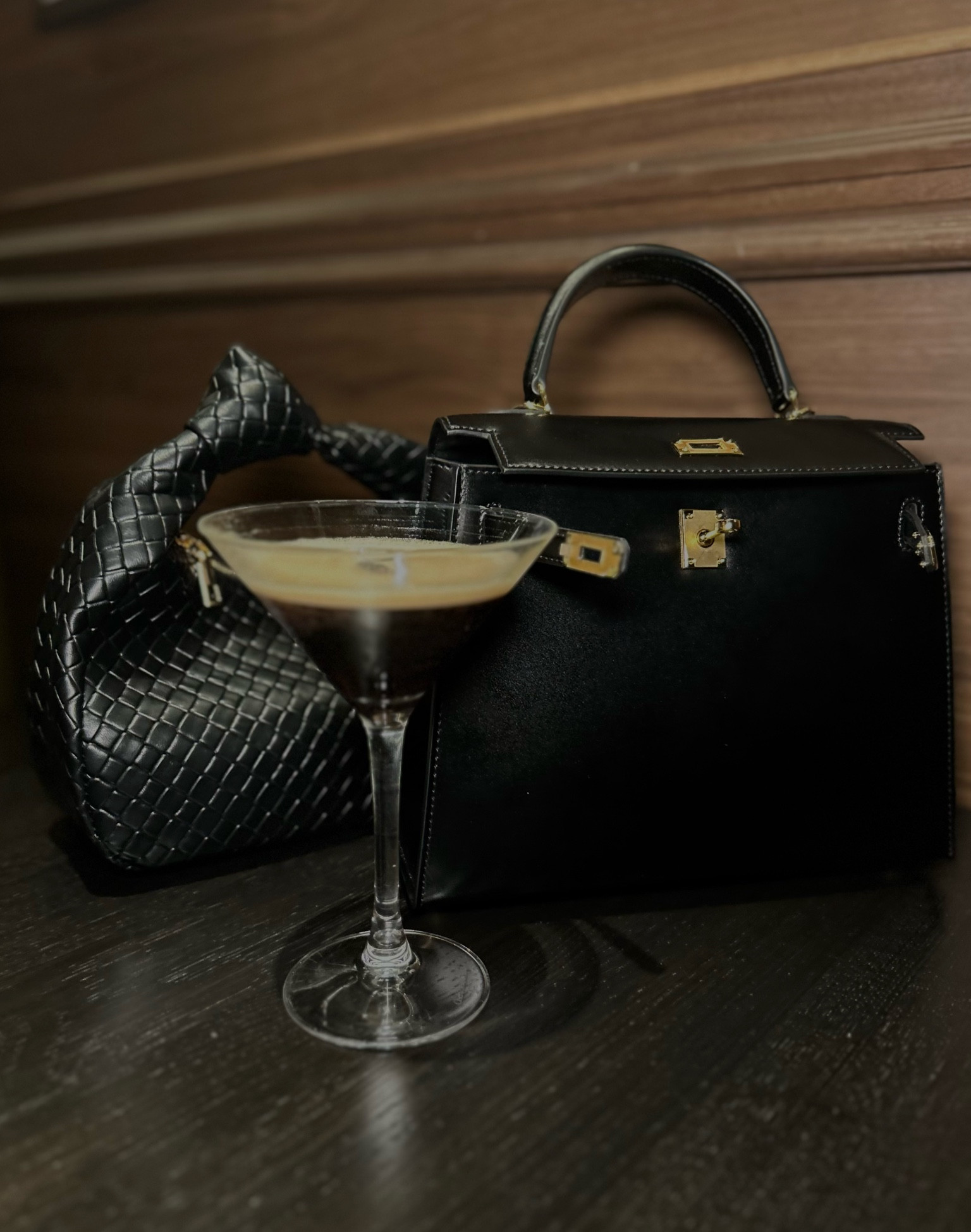 Sipping in style: where luxury meets a little buzz💋( The black and gold bag on the right is from The Vault Label)

#LTKOver40 #LTKU #LTKItBag