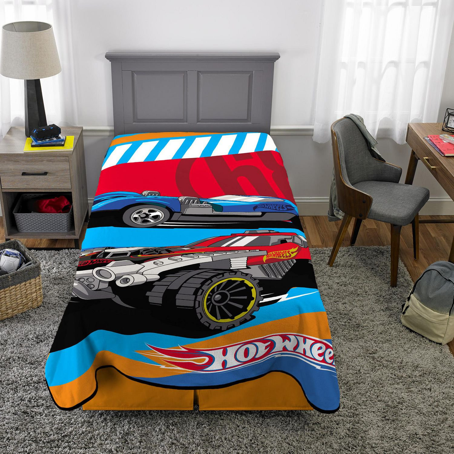Hot Wheels "Burn Rubber" Blanket, Hot Wheels Blanket | Walmart (CA)