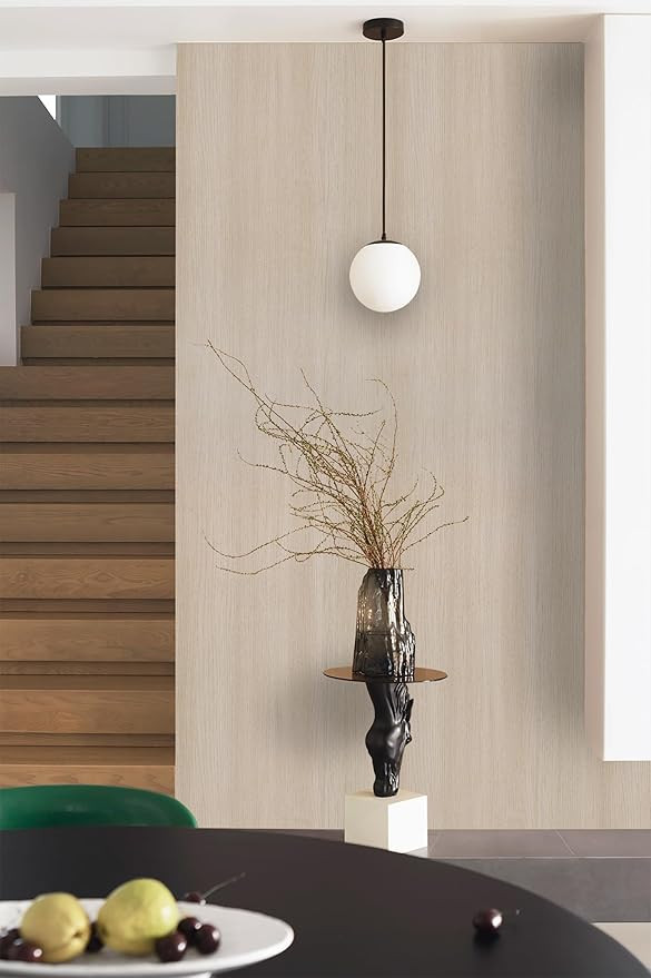 17.5"x118" Peel and Stick Wallpaper Wood Contact Paper Modern Wood Thicken Waterproof Contact Pap... | Amazon (US)