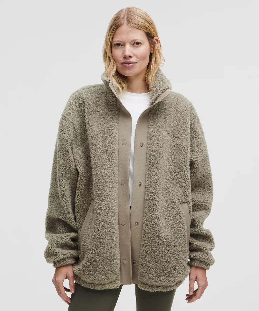 Boucle Fleece Snap-Button Jacket
 | lululemon (AU)