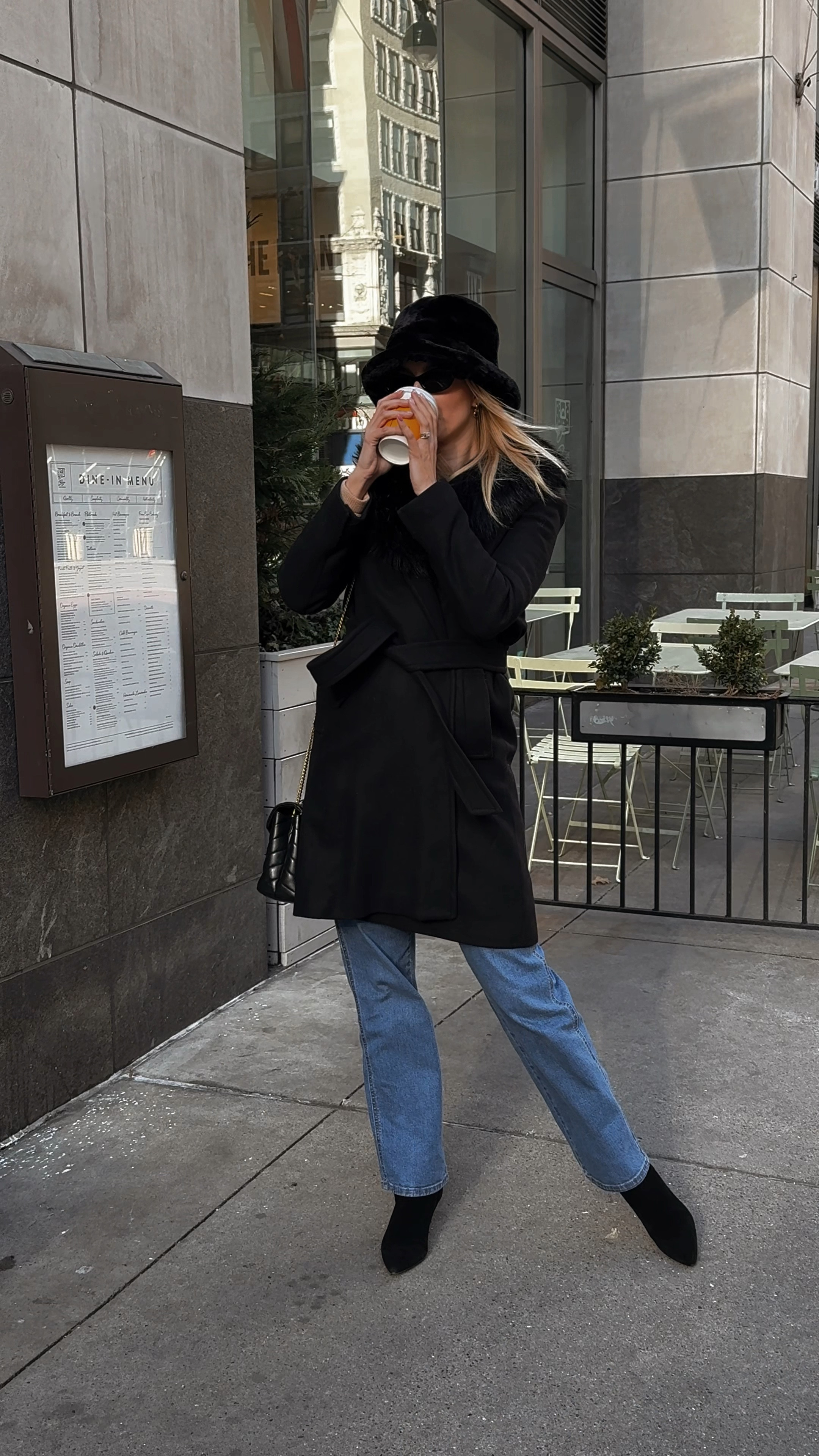 I love a good black coat! This one is my old Zara purchase but I found similar ones and linked here! 

Winter ootd, winter fashion, black coat, faux fur collar coat, New York outfit, nyc ootd

#LTKWatchNow #LTKSeasonal #LTKWorkwear
