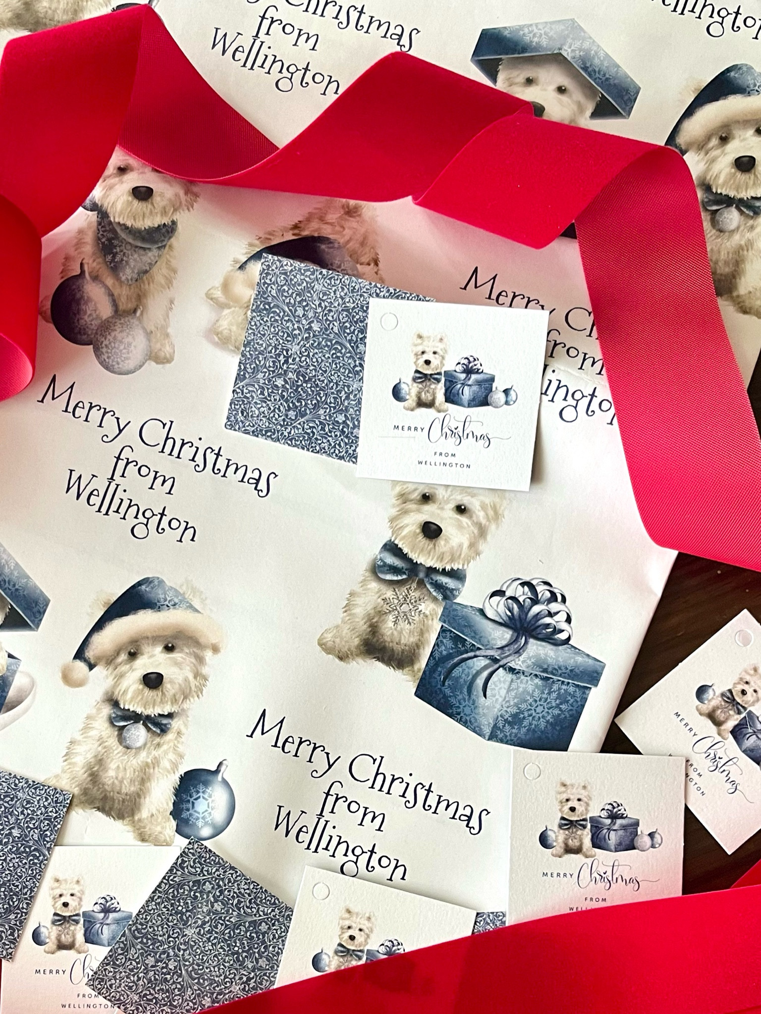 I almost forgot to show you my special Christmas wrapping paper - ordered a supply of this last year and they still have it! Personalized Westie Christmas paper and gift tags… and still time to get it delivered for this year’s gifts!! 
The sweetest way to wrap a special  present from the dog!

#LTKSeasonal #LTKGiftGuide #LTKHoliday