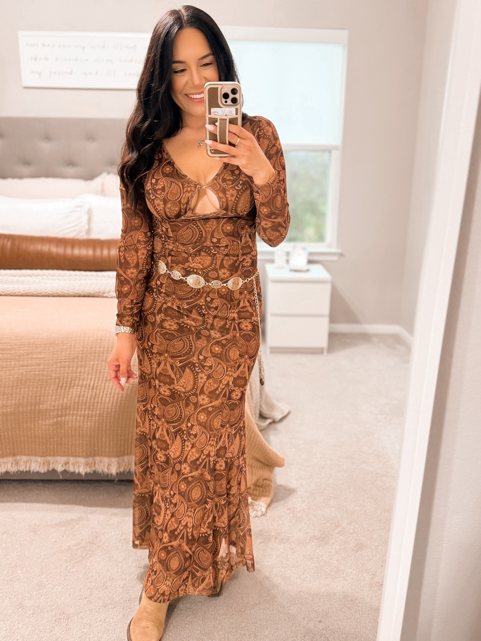Western Dress // Country Concert Outfit // Boho Western 