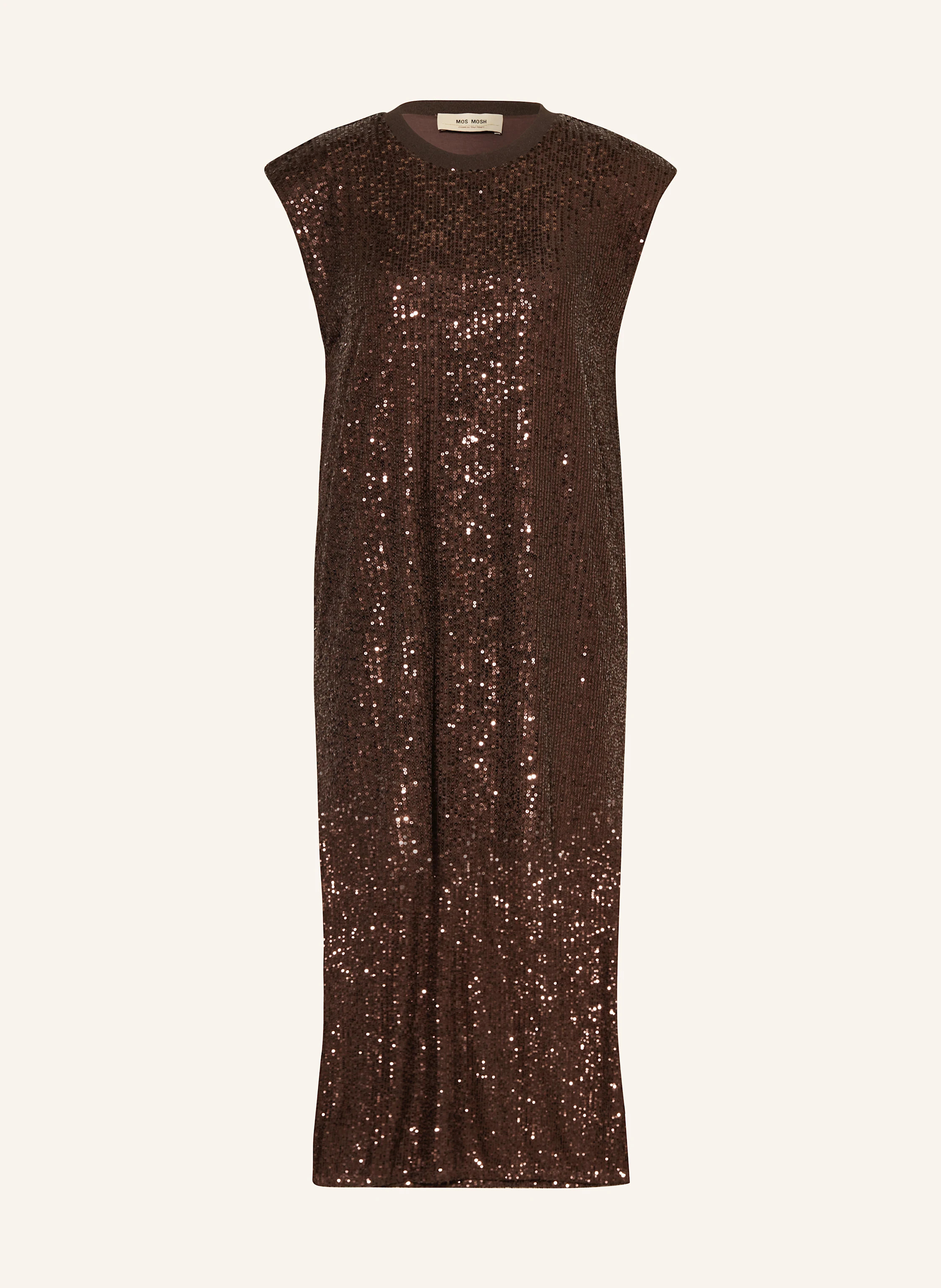 MOS MOSH Kleid MMARAN mit Pailletten in dunkelbraun | Breuninger (DACH)