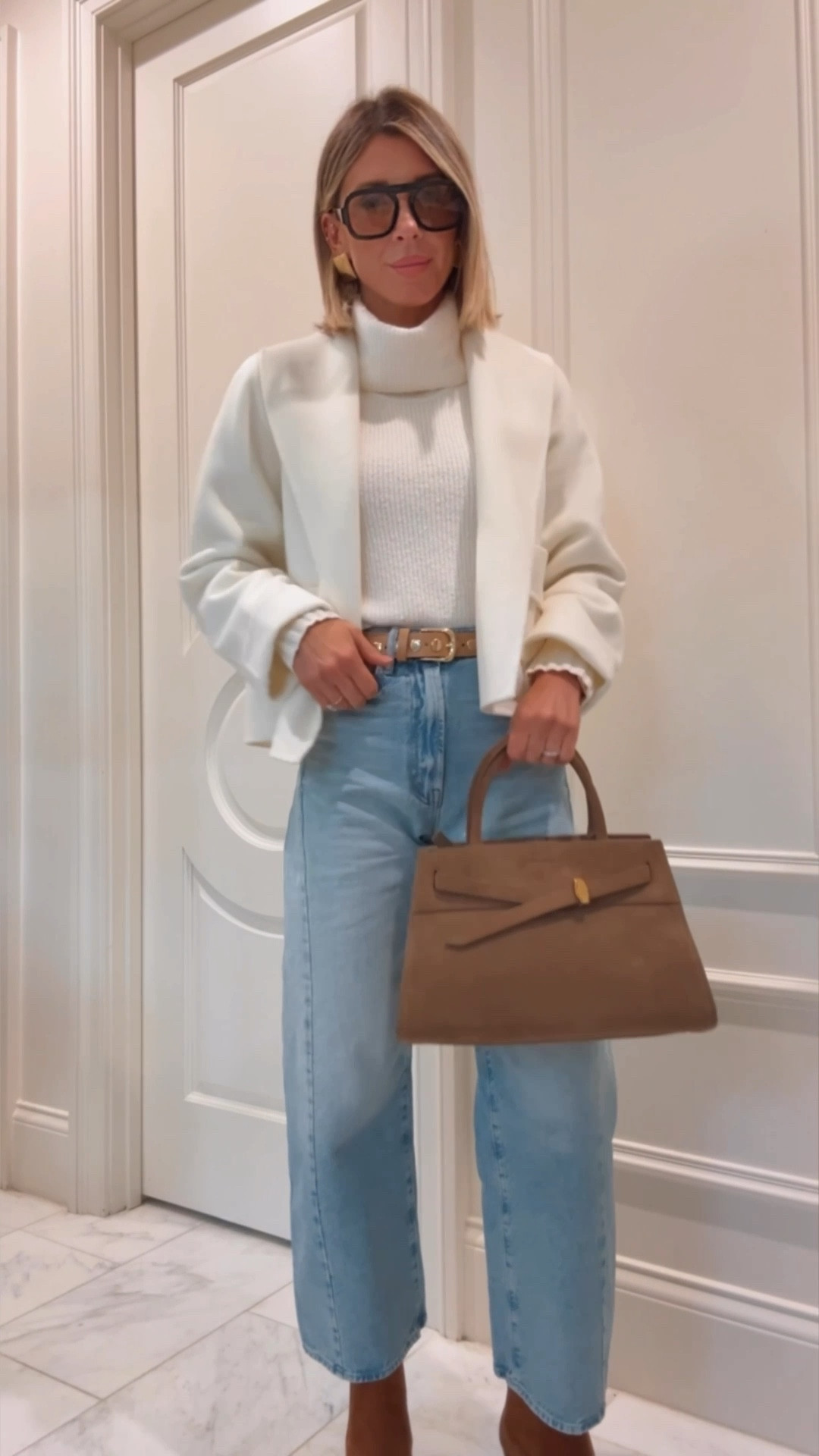 The cropped coat you will wear on repeat and the price is so good. I'm wearing size small. All outfits linked 

#LTKSeasonal