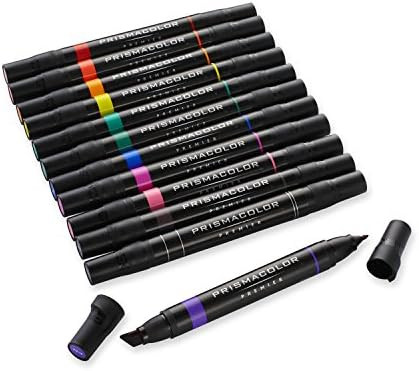 Prismacolor 3620 Premier Double-Ended Art MarkersFine and Chisel Tip | Amazon (US)