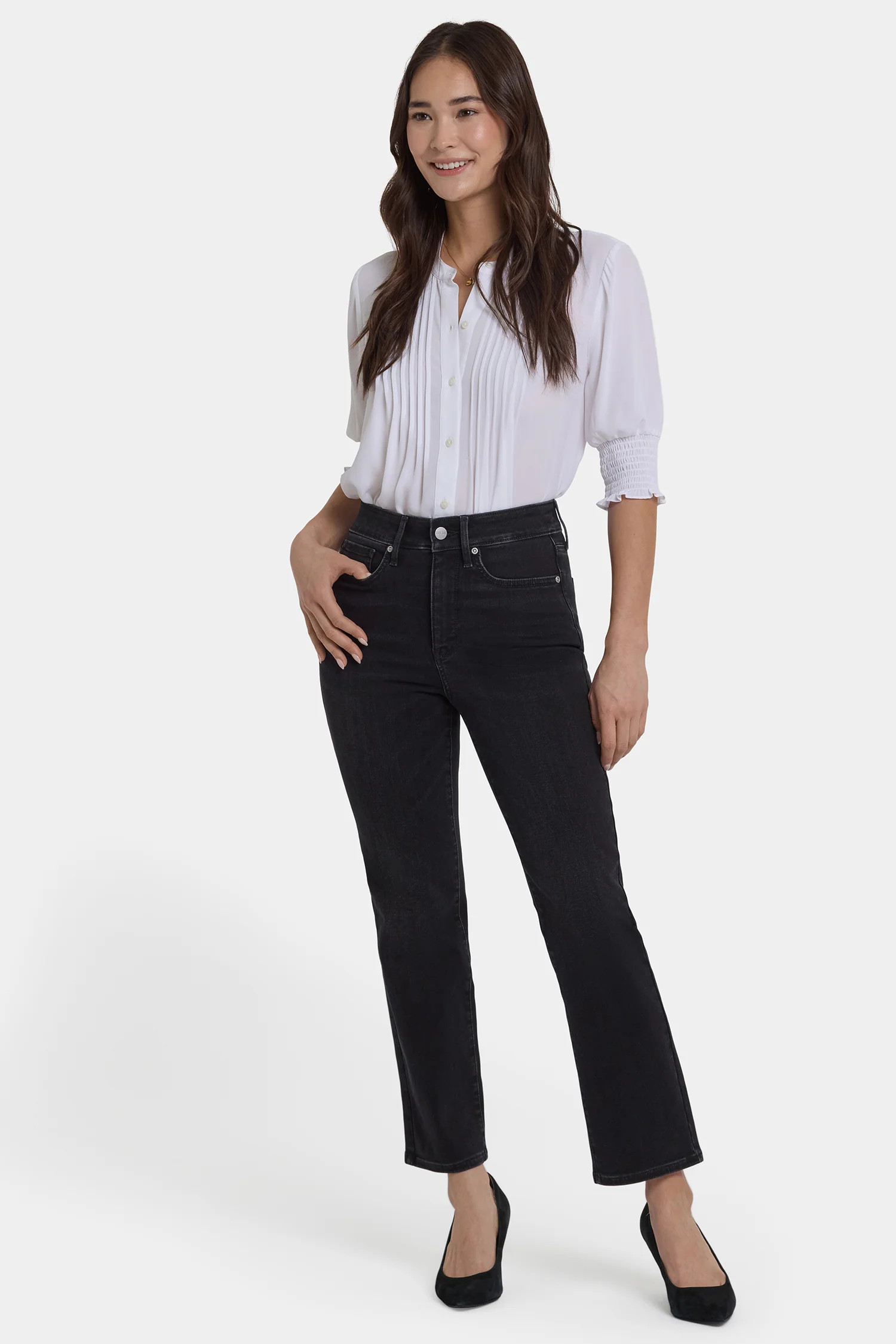Marilyn Straight Ankle Jeans - French Nightfall | NYDJ