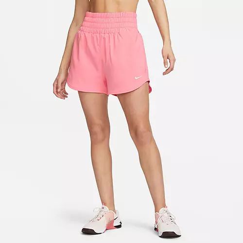 Nike One Women's Dri-FIT Ultra High-Waisted 3" Brief-Lined Shorts | Dick's Sporting Goods