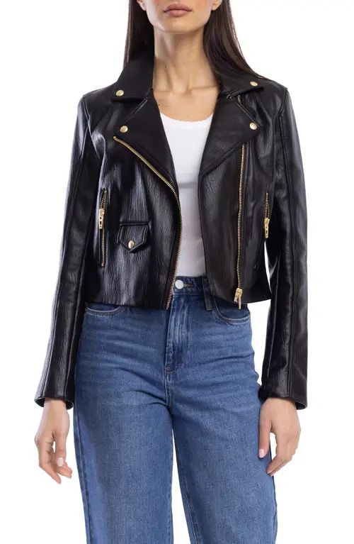 BLANKNYC Faux Leather Moto Jacket in In High Demand at Nordstrom, Size Small | Nordstrom