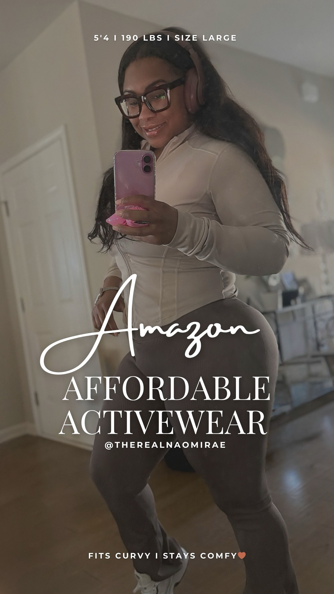 
Amazon workout set try-on 💪🏽✨

This one shocked me, it’s so stretchy, comfy, and really snatches me 👀 
I wore a size large in both 😍

#AmazonFashion 

#LTKMidsize #LTKFindsUnder100 #LTKActive