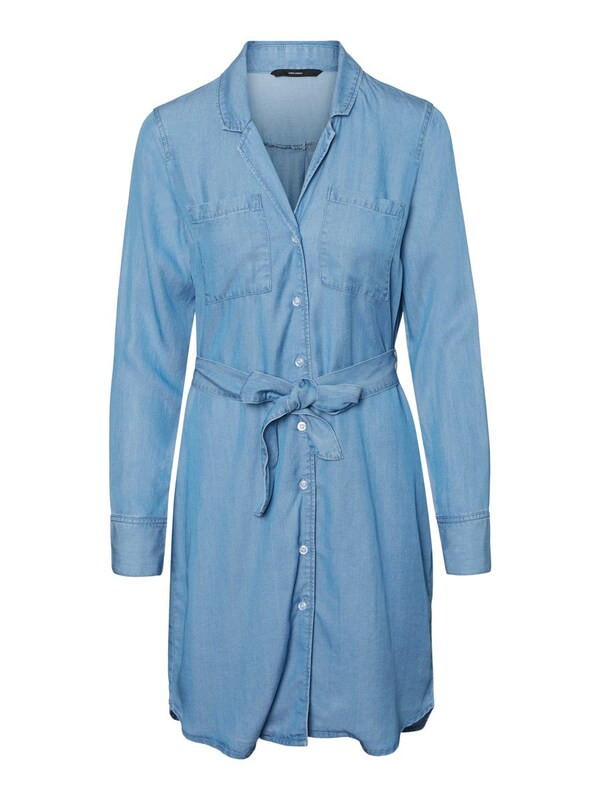 VERO MODA Kleid in blue denim | ABOUT YOU (DE)