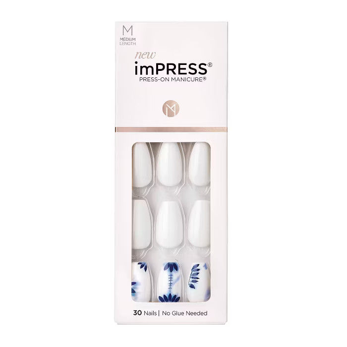 Kiss imPRESS Press-On Manicure False Nails - Tye Dye - 30ct | Target