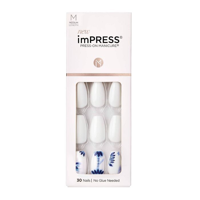 Kiss imPRESS Press-On Manicure False Nails - Tye Dye - 30ct | Target