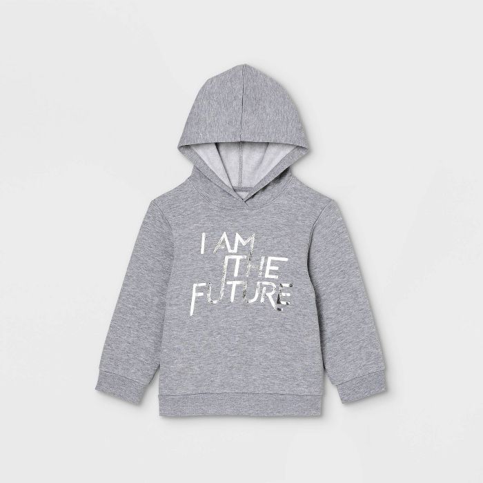 Black History Month Toddler Gender Inclusive I am The Future Hoodie - Heather Gray | Target