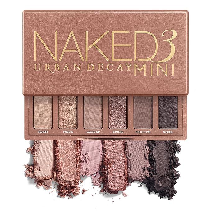 Amazon.com: Urban Decay Naked3 Mini Eyeshadow Palette - Pigmented Eye Makeup Palette For On the G... | Amazon (US)