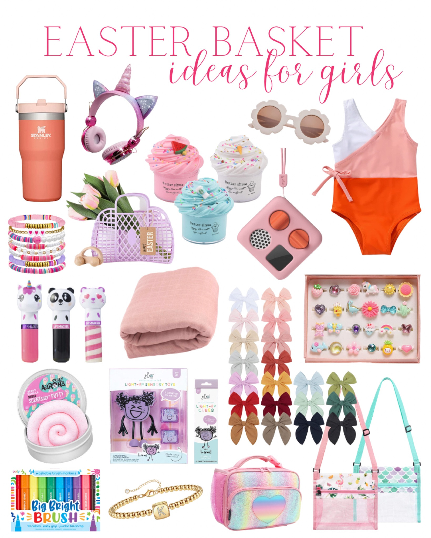 A few fun Easter Basket ideas for girls. Follow me @bubblesandbellylaughs on Instagram for more kids ideas!

#easterbasket #toddlers #kids #ideasforkids

#LTKfamily #LTKkids #LTKunder50