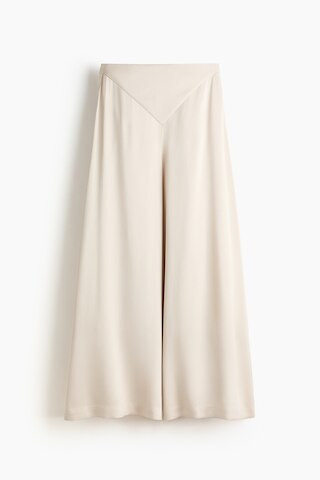H & M - Wide-leg trousers - Beige | H&M (UK, MY, IN, SG, PH, TW, HK)