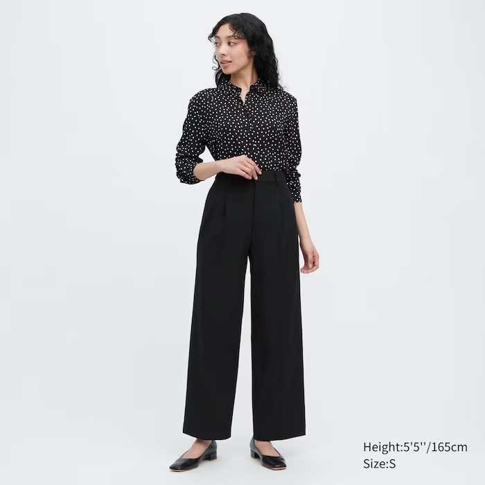 Wide-Fit Pleated Pants | UNIQLO (US)