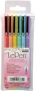 Marvy Uchida Le Pastel Pen Set Art Supplies, 6 Piece, Multicolor | Amazon (US)