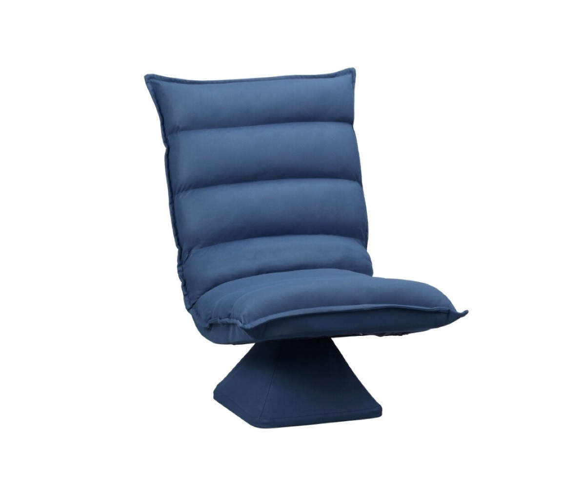 Modern + coastal, comfy navy floor chair!

#LTKhome