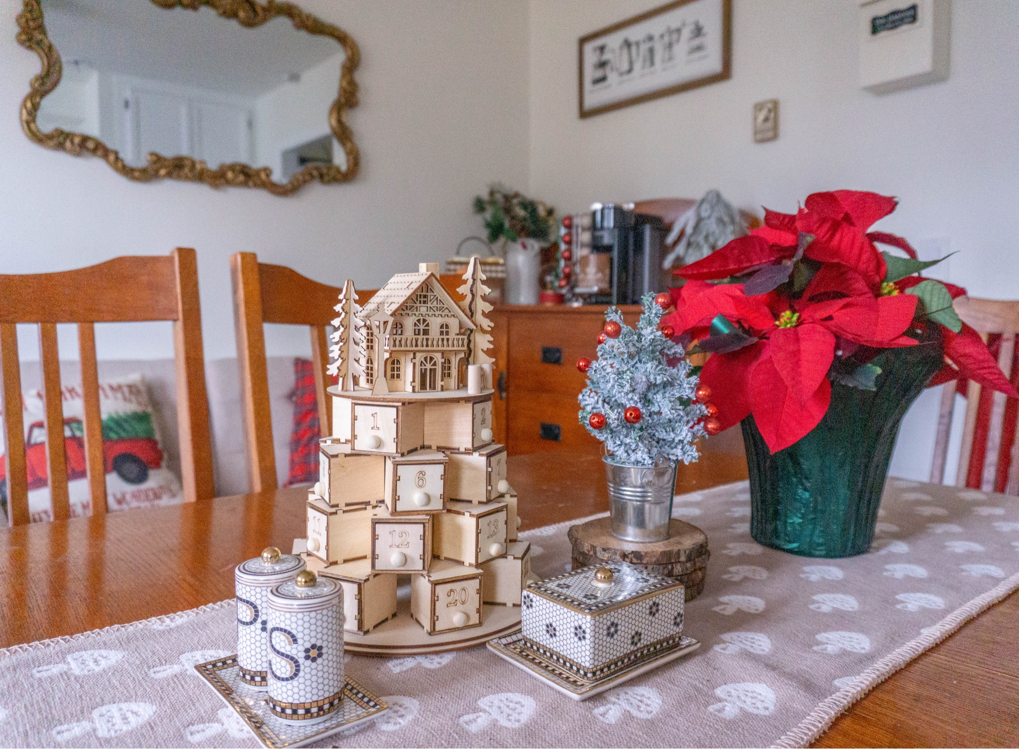 Holiday home, Christmas, advent calendar, salt and pepper shaker, butter dish, French mirror 

#LTKHoliday #LTKFindsUnder50 #LTKHome