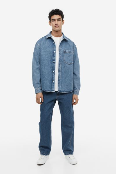 Regular Fit Denim Overshirt | H&M (US + CA)