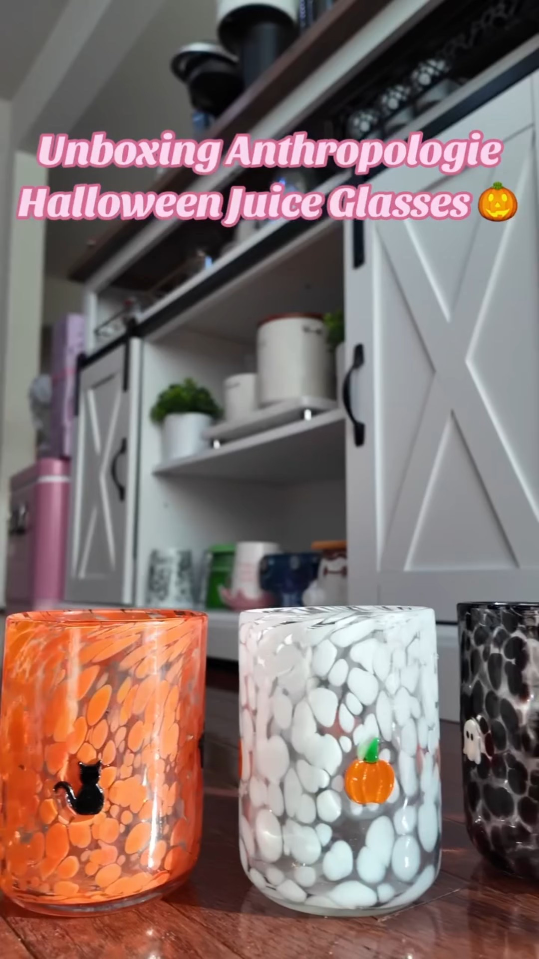 Added a few Halloween glasses to my @anthropologie juice glass collection. They’re so adorable 🥰🎃🍂 #anthropologie #anthropologiehome #anthropologiejuiceglass #fallgirlie #fallgirl #falldecor #fallaesthetic #falldecor